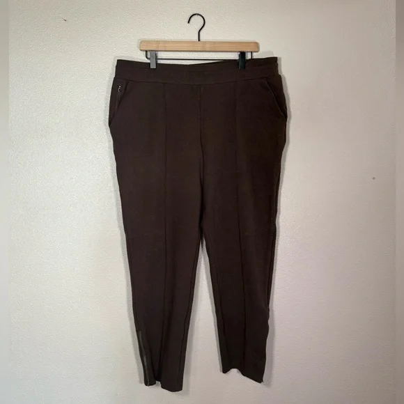 Brown Women's Pants Athleta VENICE Wool - Picture 4 of 10